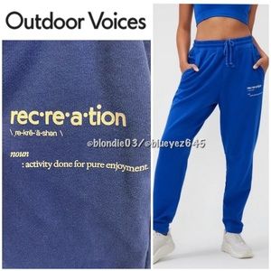 Outdoor Voices Blue sweat Pants